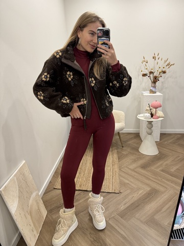 Бомбер Chocolate floral