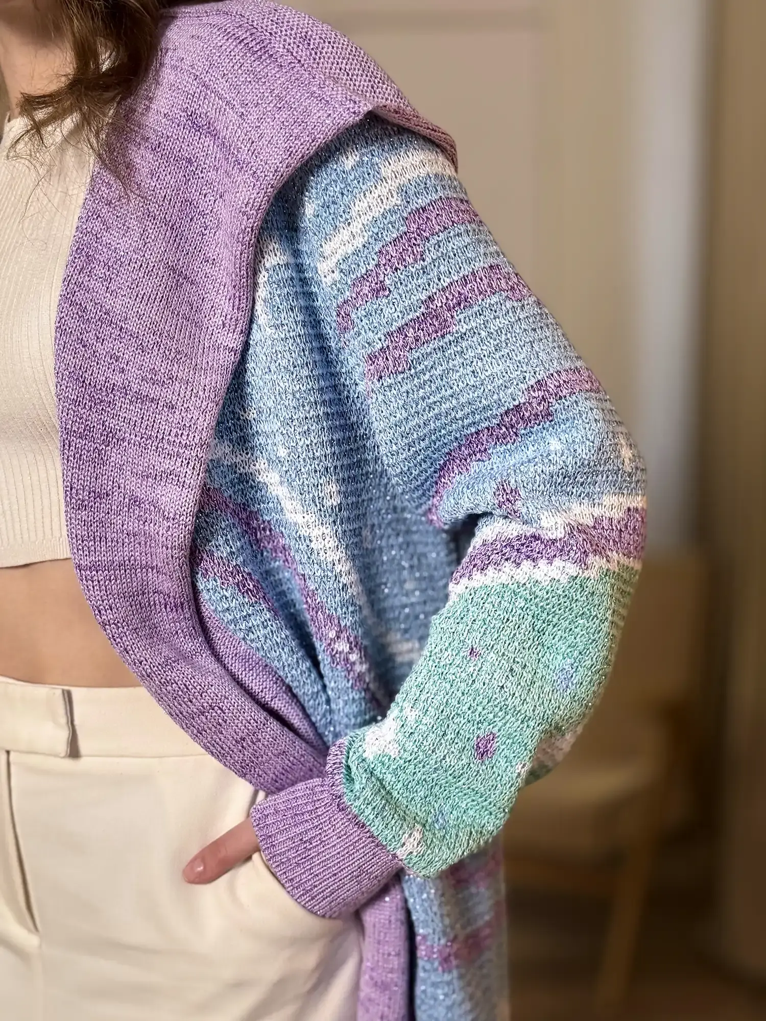 Кардиган с капюшоном