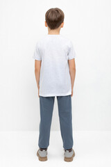 брюки  для мальчика  КР 400519-1/винтажный синий