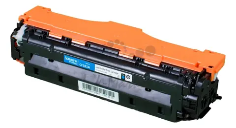 Картридж Sakura CF381A (312A) для HP, голубой, 2700 к.