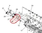 Зубчатый ремень Konica Minolta для KM bizhub 450i, C450i, C550i, C650i, C750i AA7N898400