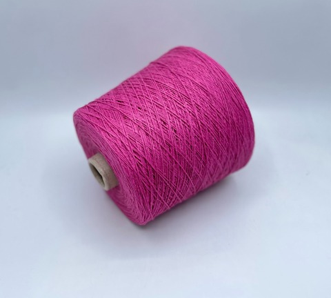 Бобинная пряжа (пр.Италия), art-Loose , 380м/100гр, 70%Хлопок 20%Полиамид 10%Кашемир , цвет-Розовый,арт.33074