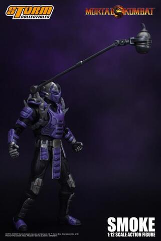 Фигурка Смоук Кибер Ниндзя масштаб 1/12 Мортал Комбат Storm Collectibles