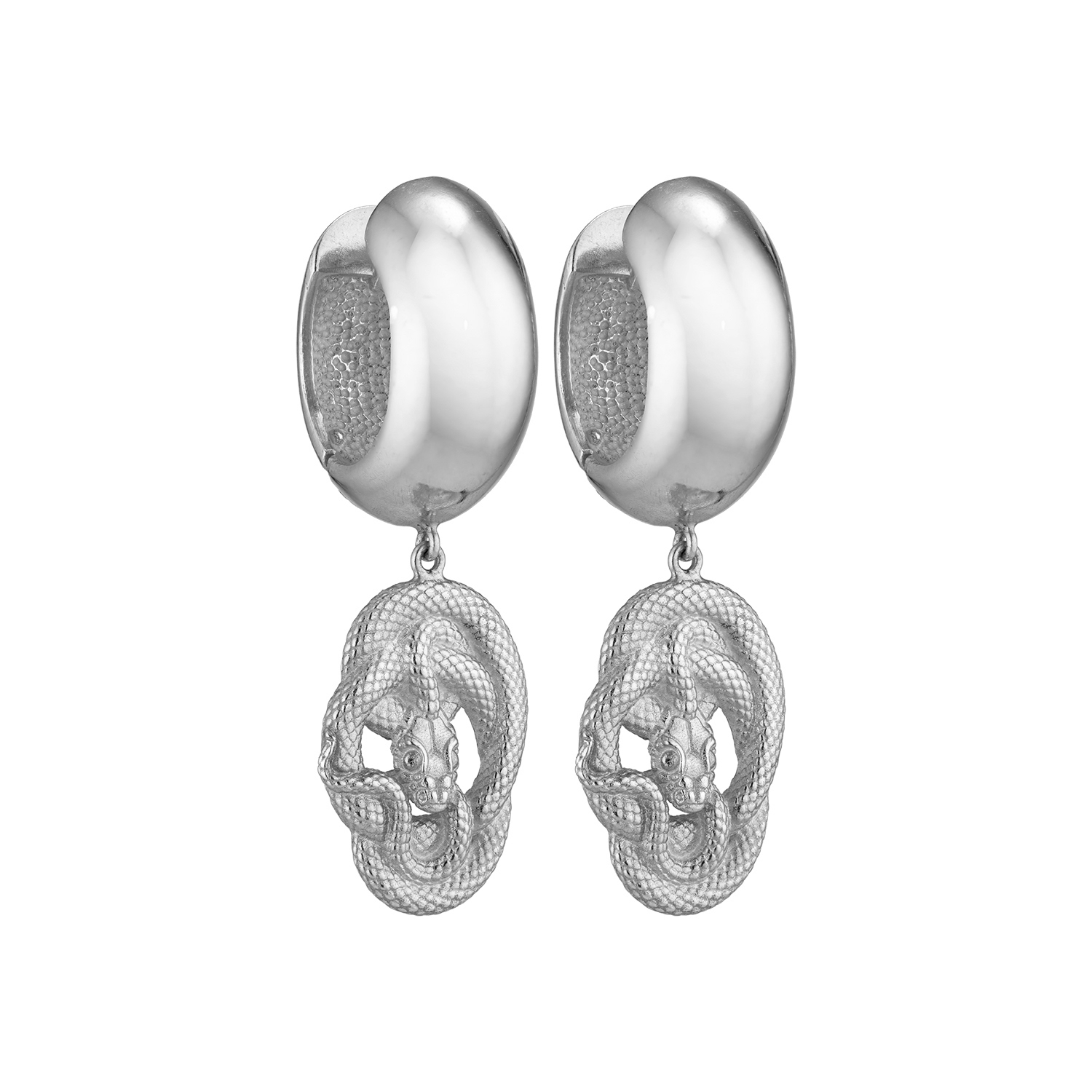 

Серьги Earrings With Snakes - Silver