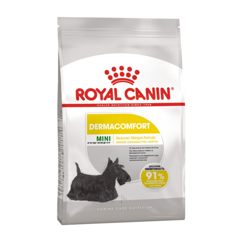 Royal Canin Mini Dermaсomfort Сухой корм для собак мелких пород, склонных к раздражению кожи и зуду