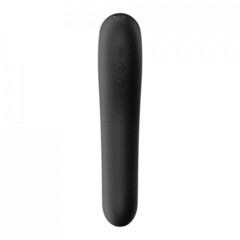 Вибромассажер с вакуумной стимуляцией Satisfyer Dual Kiss черный