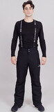 Элитные Горнолыжные брюки Nordski Lavin Black мужские с высокой спинкой