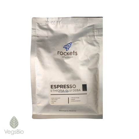 Кофе Rockets, Espresso Ethiopia Guji Deba (250 гр. в зёрнах)