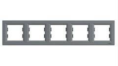 РАМКА 5-ПОСТ СТАЛЬ ASFORA /SCHNEIDER/