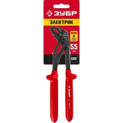 ЗУБР Электрик, 250 мм, диэлектрические переставные клещи (2214-10-25)