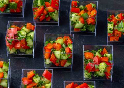 Веррин с овощным салатом, 12 шт.