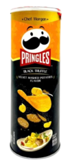 Чипсы Pringles со вкусом бархатного пюре из черного трюфеля