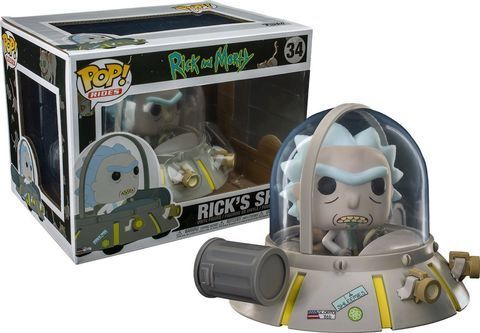 Фигурка Funko POP! Rides: Rick & Morty: Space Cruiser (Exc) (CC)