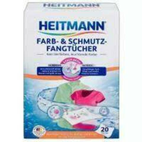 Heitmann Салфетки  для предотвращения случайной окраски тканей при машинной стирке 20 шт