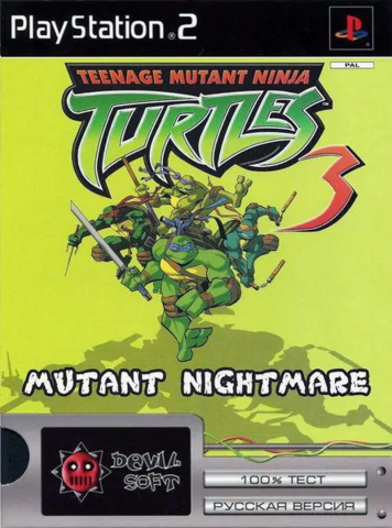 Teenage Mutant Ninja Turtles 3: Mutant Nightmare (Playstation 2)