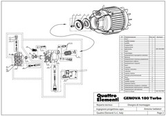 Крышка корпуса QUATTRO ELEMENTI GENOVA180Turbo конденсатора  (242-342-019)