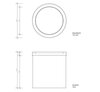 Decor Walther 0608060 Decor Walther DW 125 Корзина для бумаги 20xh21см, с крышкой, цвет: черный матовый