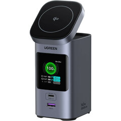 Внешний аккумулятор  UGREEN PB771 (35527B) 20000mAh Quick Charging + Magnetic Wireless 145W Power Bank, серый