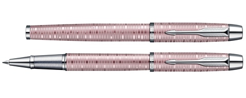 Ручка-роллер Parker IM Premium T224, Pink Pearl Vacumatic CT  (1906773)