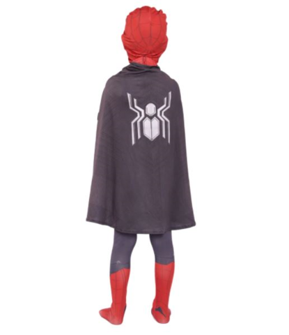 Человек паук детский костюм с плащом