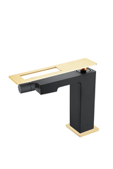 Boheme Q 146-BG Смеситель для биде, цвет: золотой/черный матовый фото