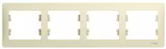 РАМКА 4-постовая , горизонтальная, БЕЖЕВЫЙ  GSL000204