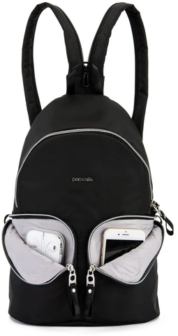 Картинка рюкзак однолямочный Pacsafe Stylesafe Sling Черный - 9