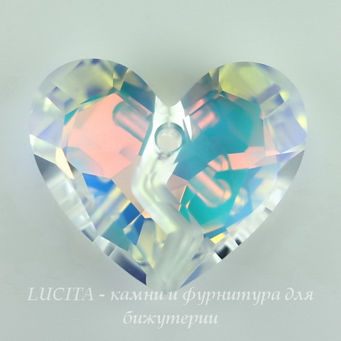 6263 Подвеска Сваровски Forever Heart Crystal AB (36 мм) ()