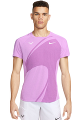 Футболка теннисная Nike Dri-Fit Rafa Tennis Top - rush fuchsia/white