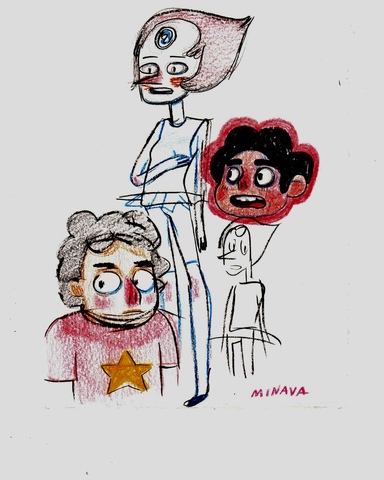 Оригинальный рисунок MINAVA Steven Universe (Стивен и Жемчуг)