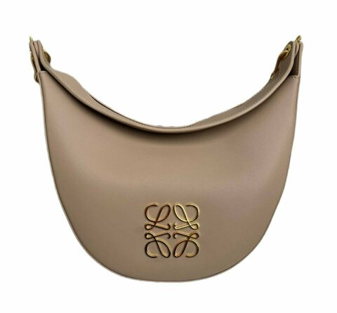 Сумка через плечо Loewe Luna Anagram с украшением бежевый