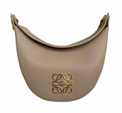 Сумка через плечо Loewe Luna Anagram с украшением бежевый