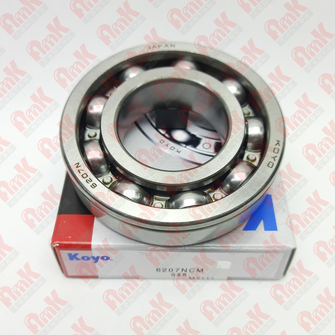 Подшипник шариковый радиальный однорядный Koyo 6207N CM 35X72X17