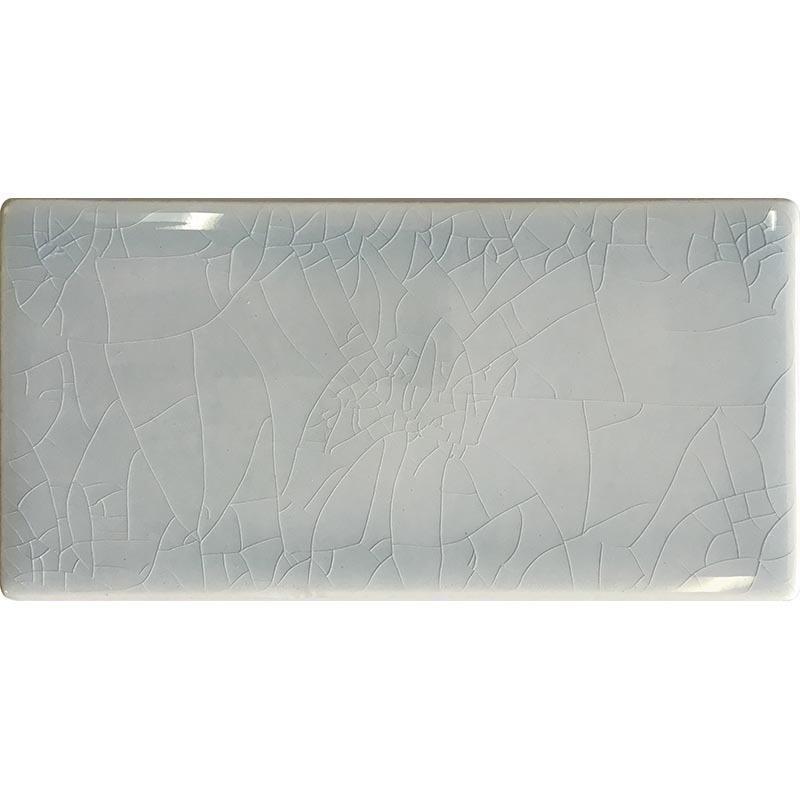 CRFL-06 Эксклюзивная мозаика керамика Natural Ceramique голубой белый светлый прямоугольник глянцевый