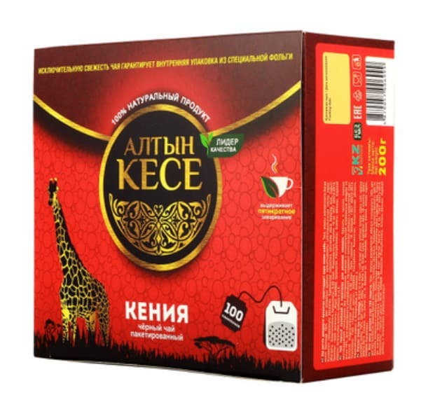 Чай "Алтын Кесе" Кения черный гранулированный 100 пакетиков Казахстан ...