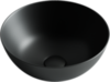 Ceramica Nova CN6004 Умывальник чаша накладная круглая (Чёрный Матовый) Element 358*358*155мм