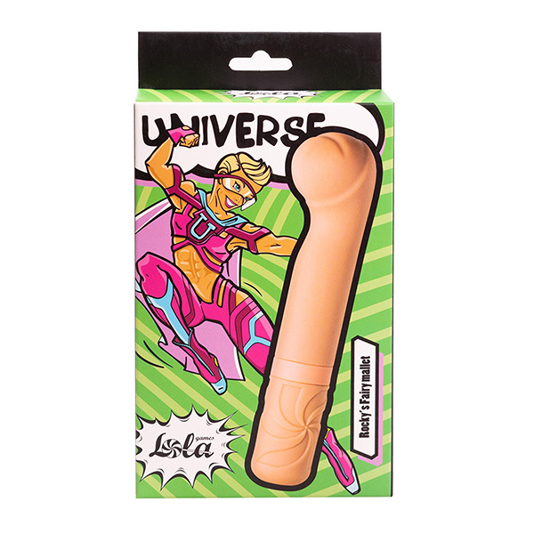 Перезаряжаемый вибратор 14,7см Lola Games Universe Rocky’s Fairy Mallet Beige 9601-02lola