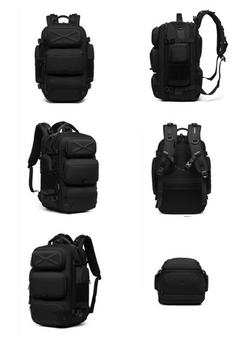 Картинка рюкзак городской Ozuko 9842 Black - 10