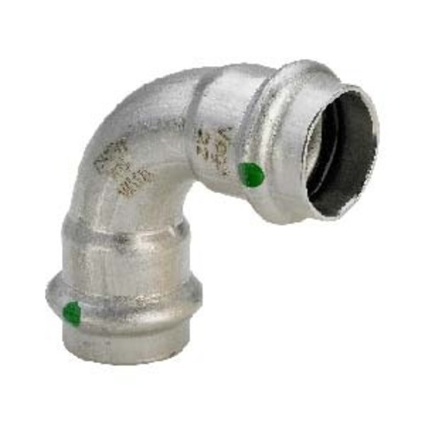 Отвод 90° Sanpress Inox 15, нержавеющая сталь, Viega