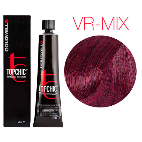 Goldwell Topchic VR-MIX (фиолетово-красный микс-тон) - Стойкая крем-краска