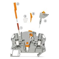 UTME 4 WH-Измерительная клемма с ползунковым размыкателем