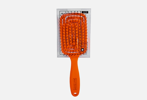 BEAUTY RELIGION Расческа массажная/распутывающая ОРАНЖЕВАЯ Massage Brush orange (1 шт)