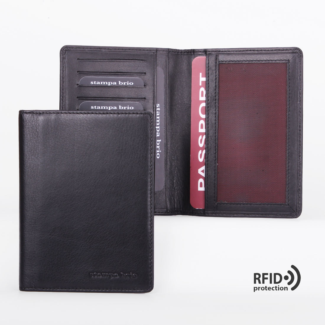 102 R - Обложка для паспорта с RFID защитой