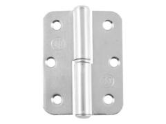 70-0-610 Петля накладная ПН1-110, оцинкованая левая (Россия)