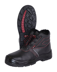 Ботинки кожа, шер.мех,МП ПУ-Нитрил