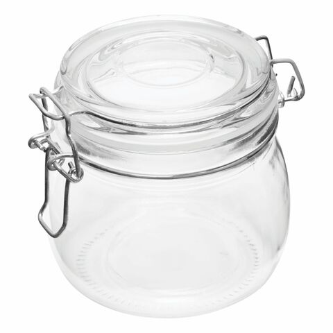 Стеклянная банка для хранения продуктов CLICKY M, объем ок. 500 ml