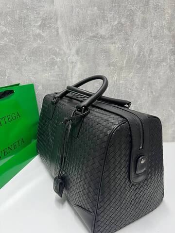 Дорожная сумка Bottega Veneta Intrecciato Medium черный