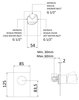 Remer EG530BG EG530BG смеситель для ванны встраиваемый