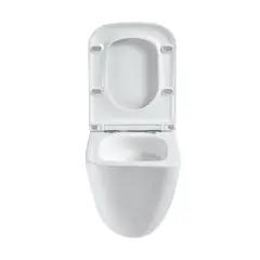 Унитаз подвесной Grossman GR-4497SQC Tornado безободковый, с сиденьем микролифт 485x345x400