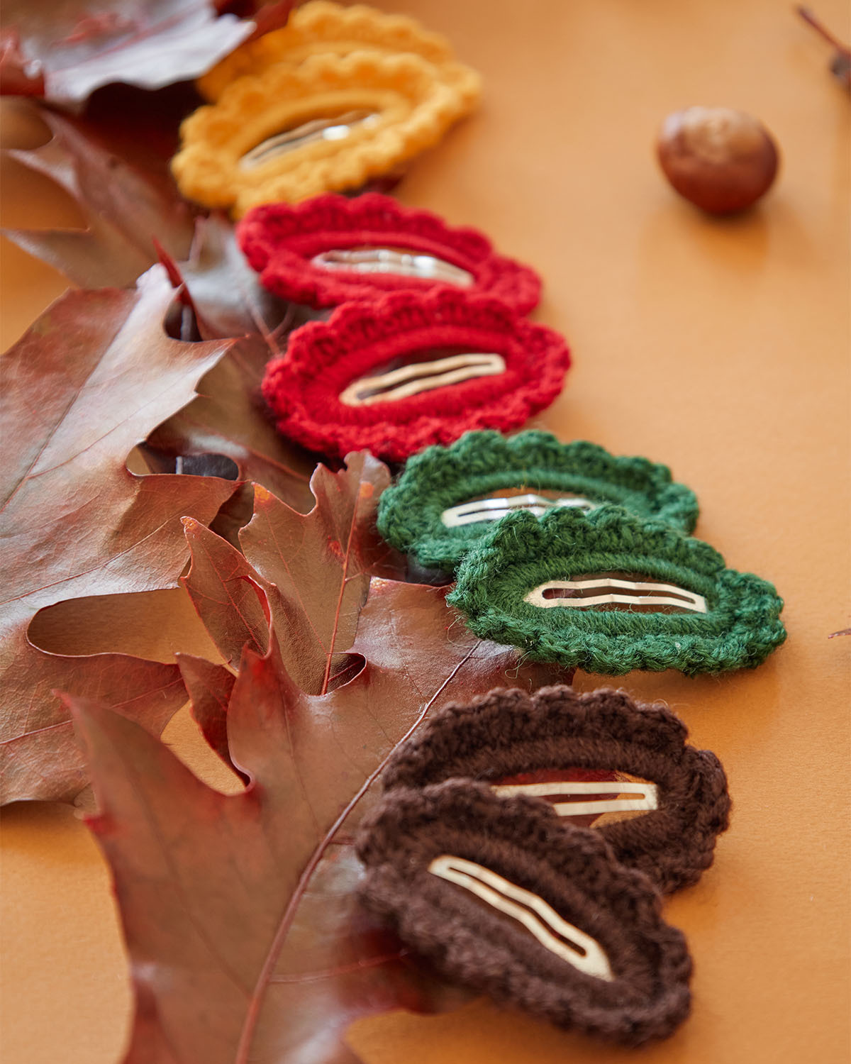 Вязаный бантик AGNES (2 шт.)